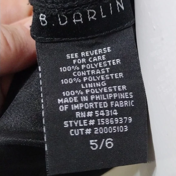 B. Darlin 5/6 Strapless Prom Dress - Picture 6 of 8